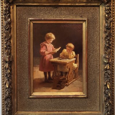 Franz Wiesenthal (1856 – 1938): Gyerek portré, párban