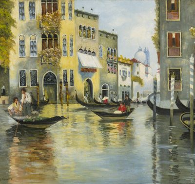 Krecsmár István: Venice Canal Grande